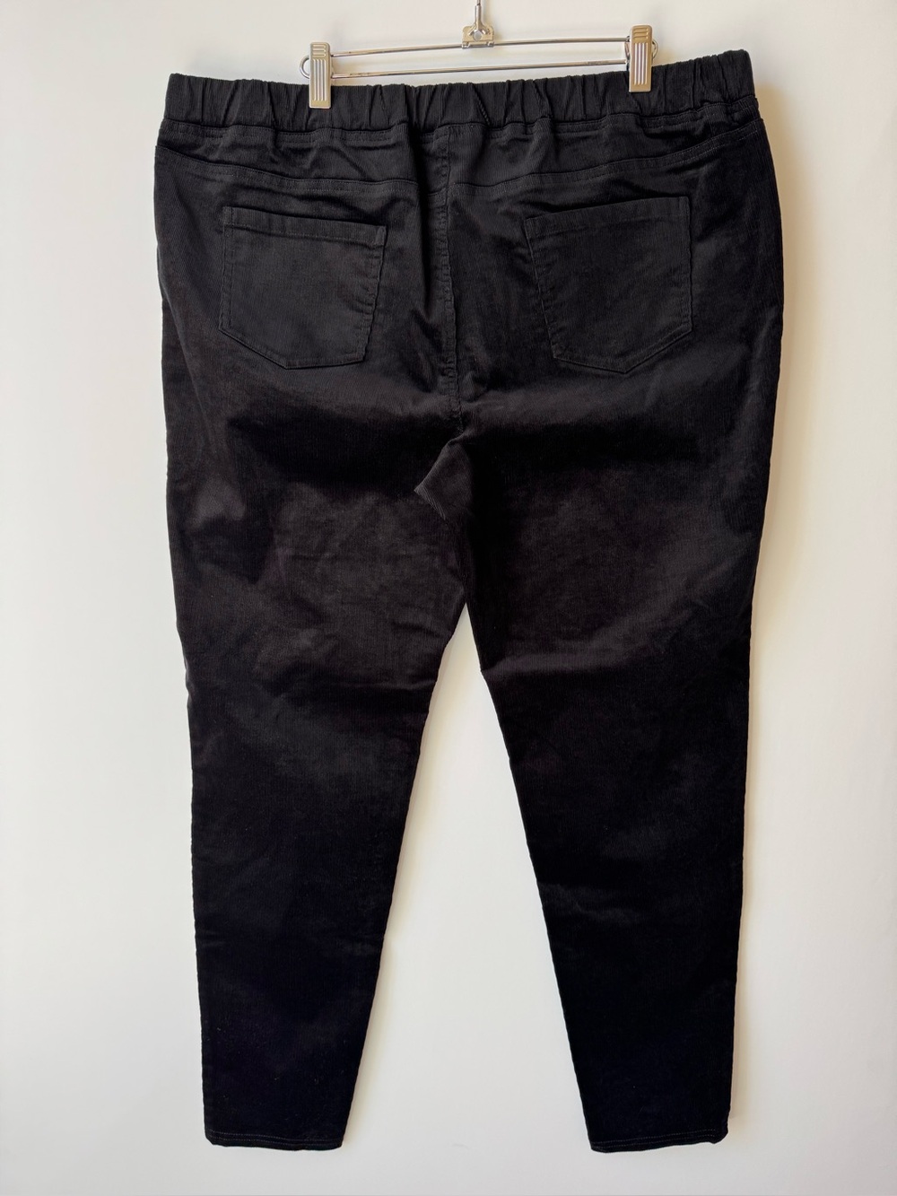 NWT Eileen Fisher Organic Cotton Tencel Corduroy Jegging Black Sz XL - Picture 4 of 10